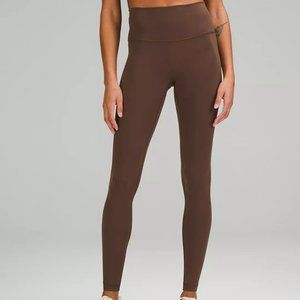 Lululemon Wunder Train HR Tight Legging - 25" - Java Brown - Size 6 - EUC!!!